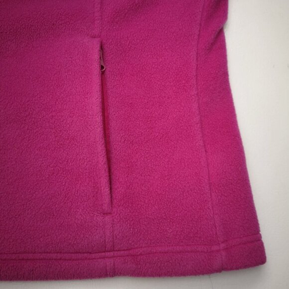 Columbia Sportswear Company Ladies Size XL Hot Pink Full Zip Fleece Vest - Picture 9 of 13
